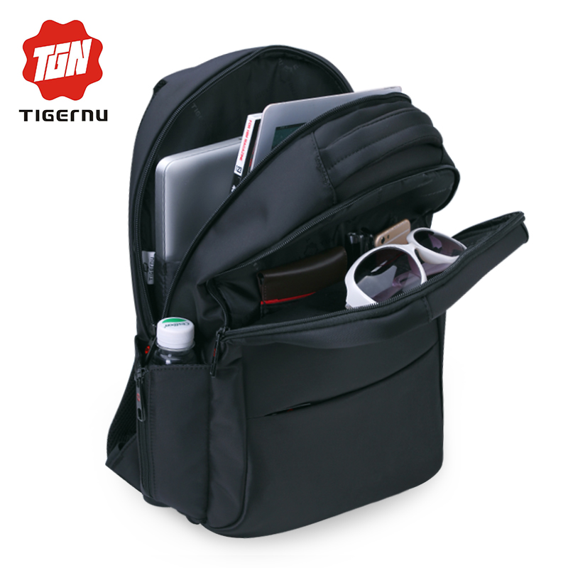 TIGERNU Tas Ransel Laptop Bisnis - Black - JakartaNotebook.com